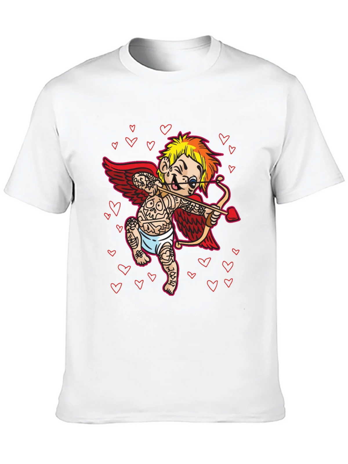 Tattooed Cupid T-Shirt - Valentines Day product image 9