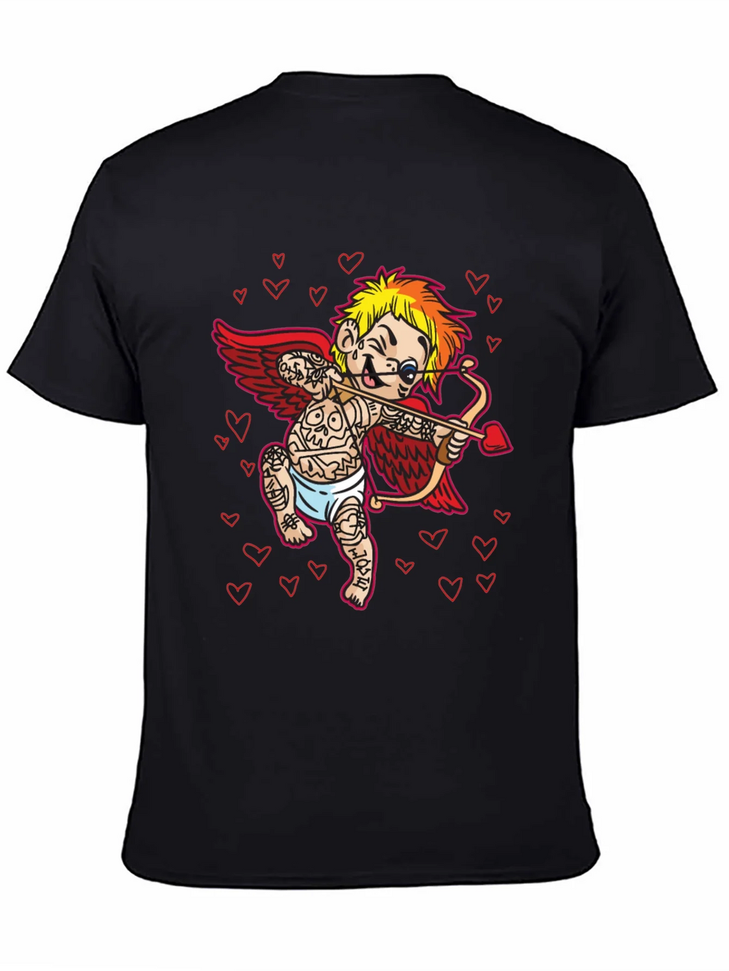 Tattooed Cupid T-Shirt - Valentines Day product image 4