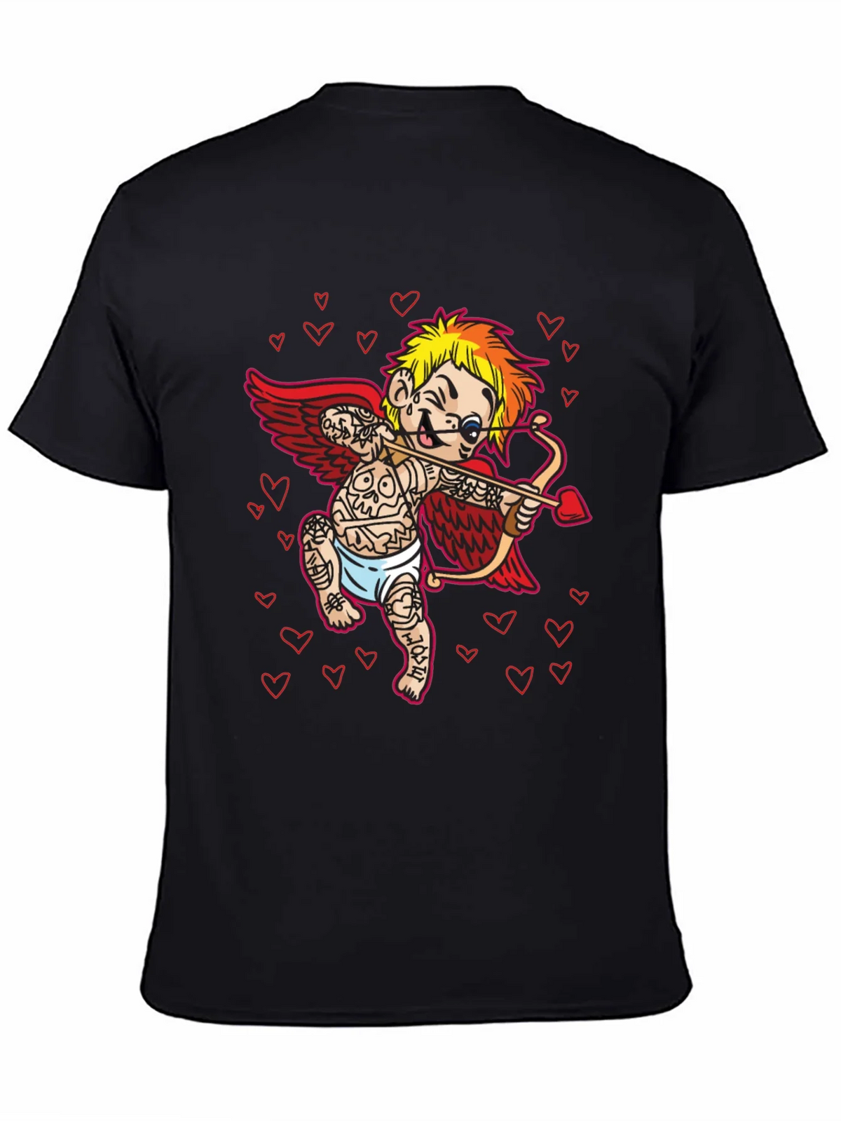 Tattooed Cupid T-Shirt - Valentines Day product image 4