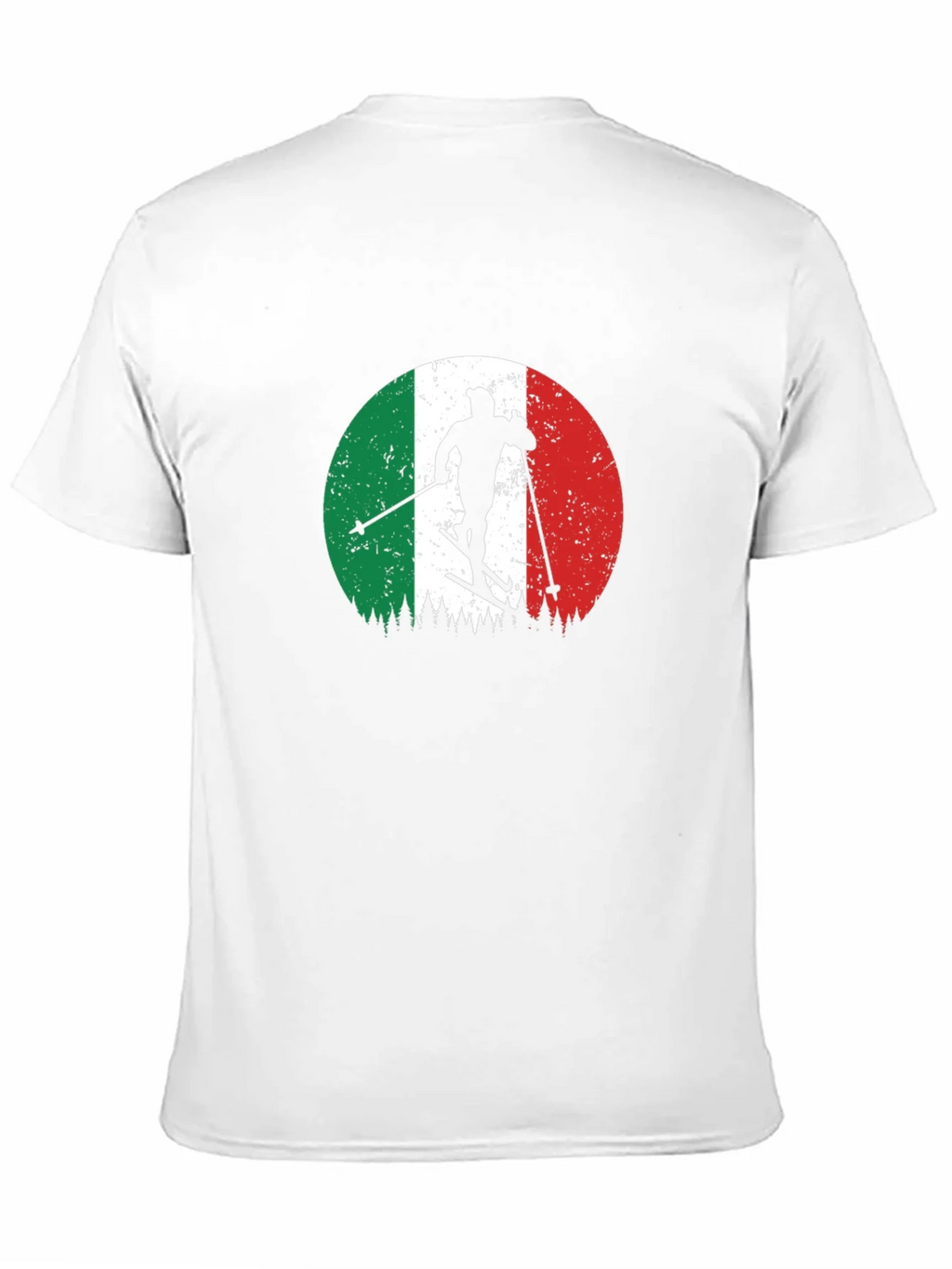 Italian Flag Skiing T-Shirt - Retro Style product image 5