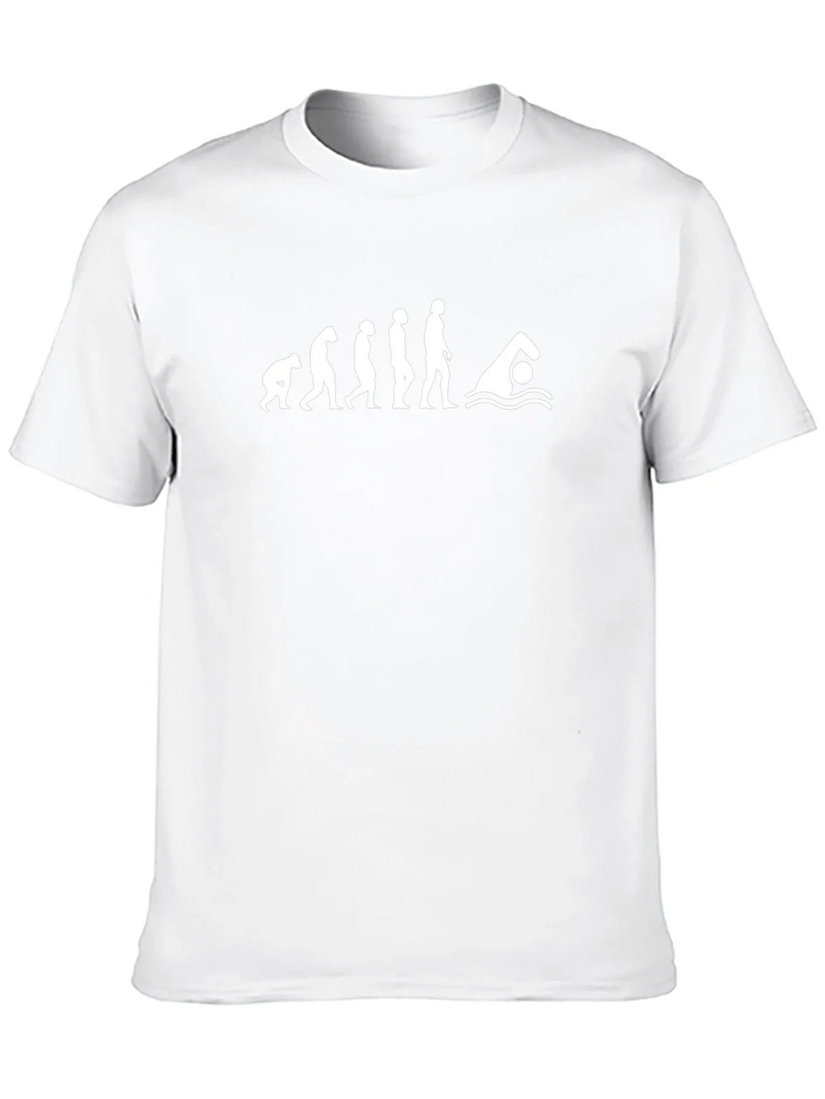 Evolution of Swimmer Black T-Shirt product image 7