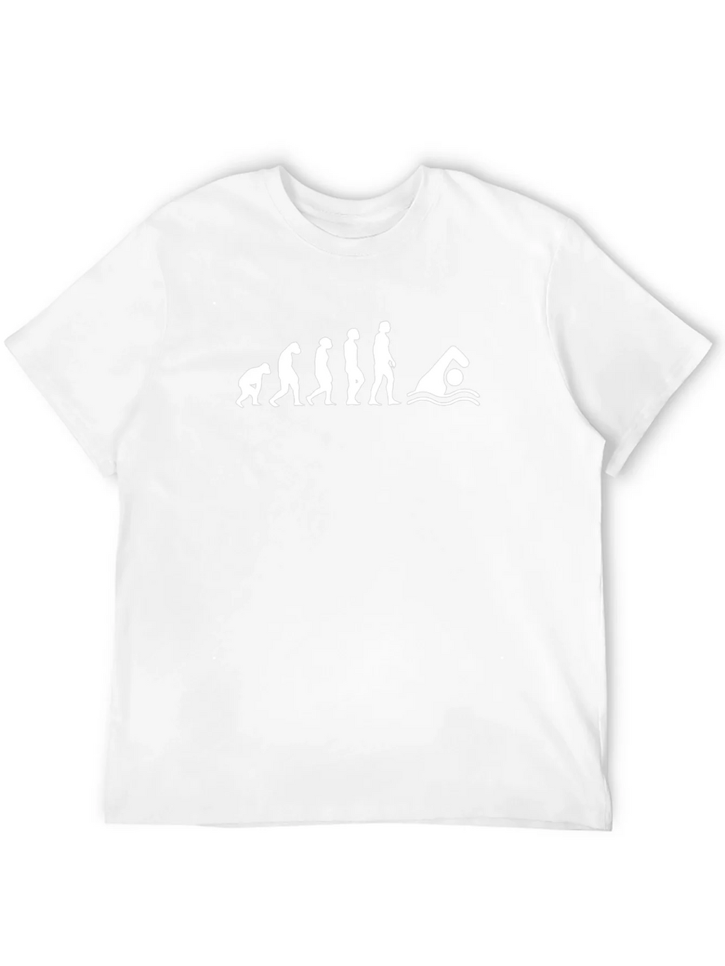 Evolution of Swimmer Black T-Shirt product image 9