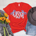 Ribbon Floral USA Tee product image 1