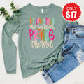Praise The Lord Long Sleeve - Heather Sage - 17 product image 1
