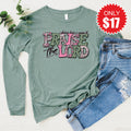Praise The Lord Long Sleeve - Heather Sage - 17 product image 1