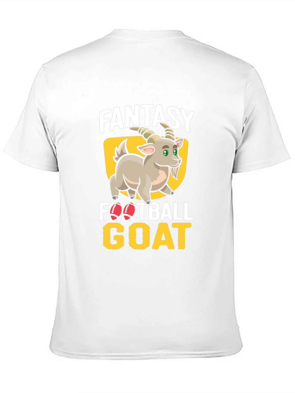 Fantasy Football GOAT T-Shirt - Black product image 2