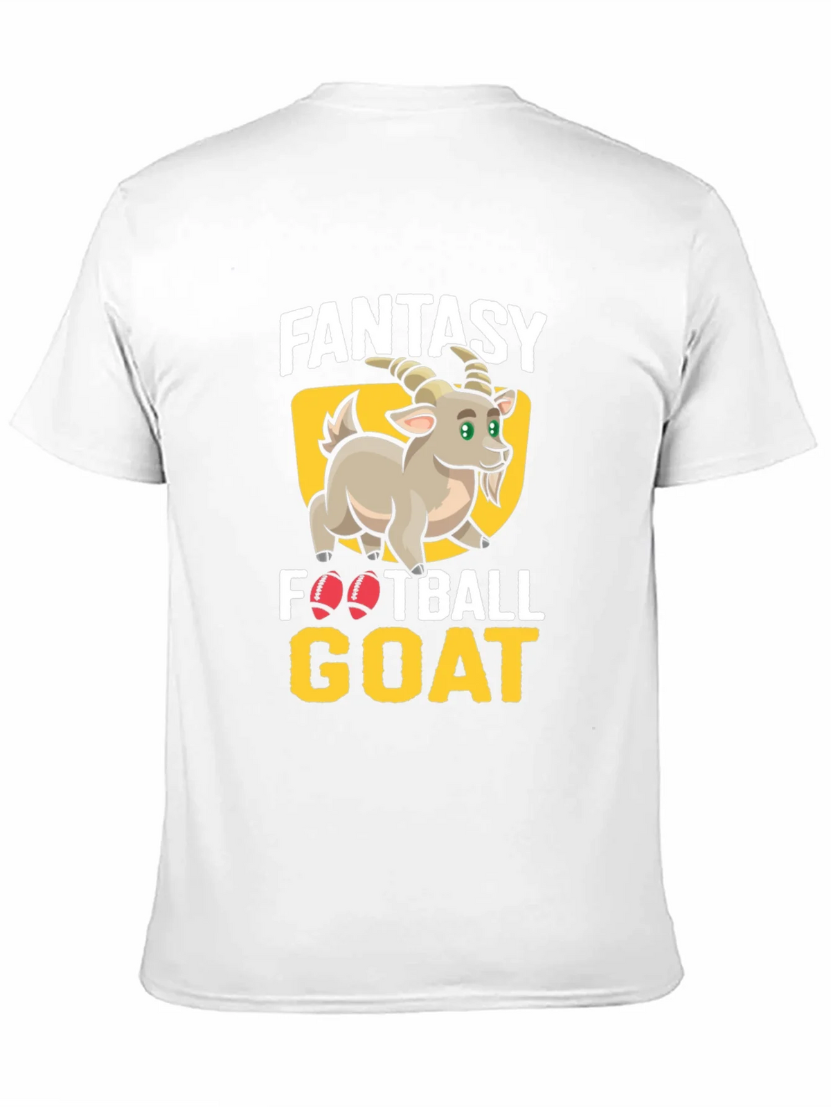 Fantasy Football GOAT T-Shirt - Black product image 2