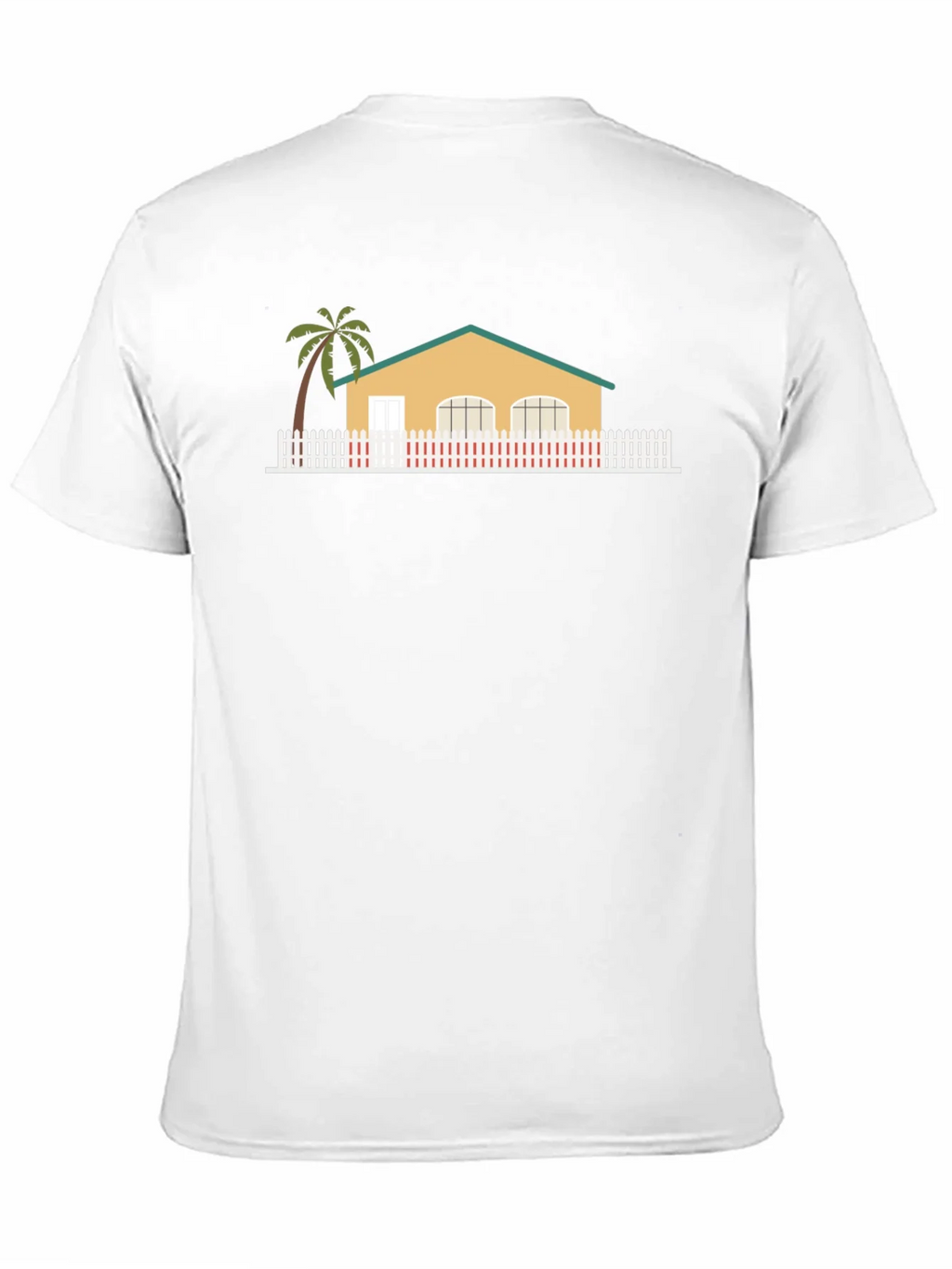 House with Palm Tree Graphic T-Shirt product image 10