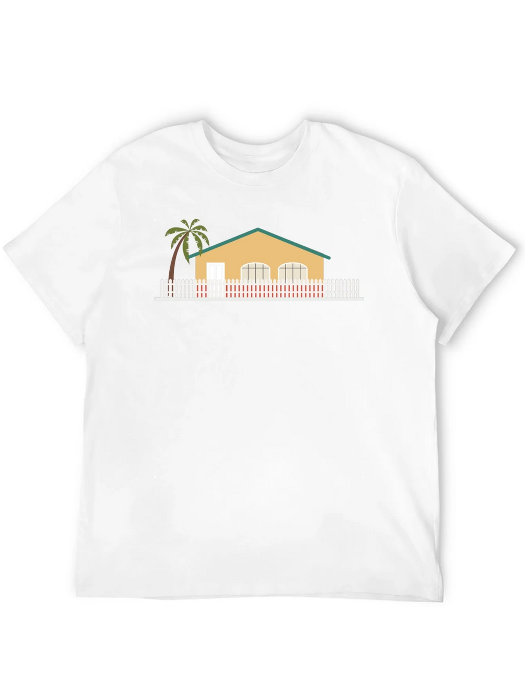 House with Palm Tree Graphic T-Shirt product image 11
