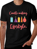 Candle Making Lifestyle Graphic Tee product image 1