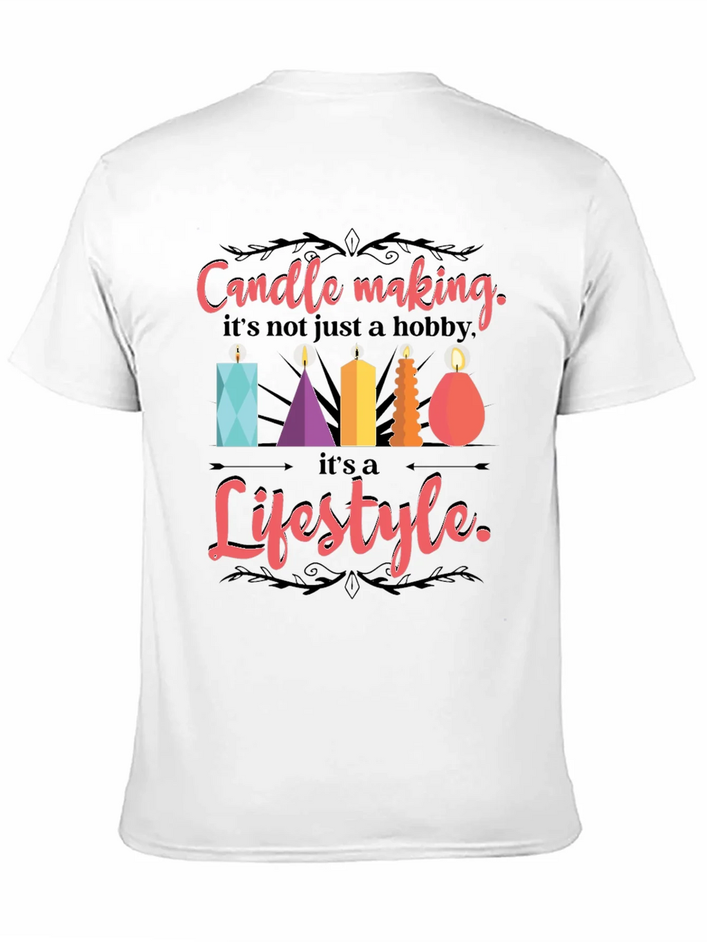 Candle Making Lifestyle Graphic Tee product image 3