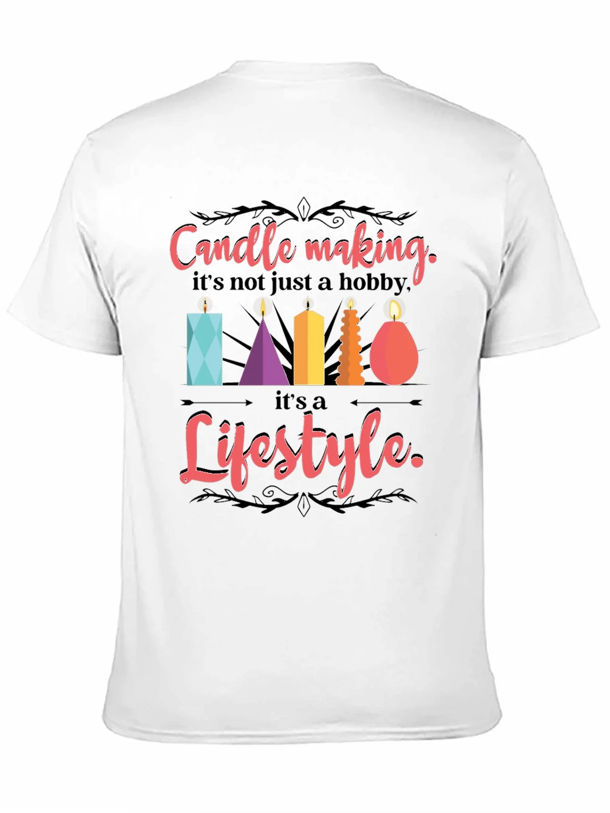 Candle Making Lifestyle Graphic Tee product image 3