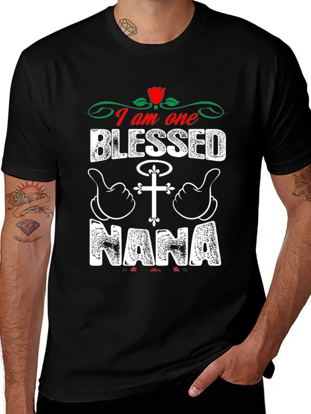 Blessed Nana T-Shirt - Christian Grandparent Apparel product image 1