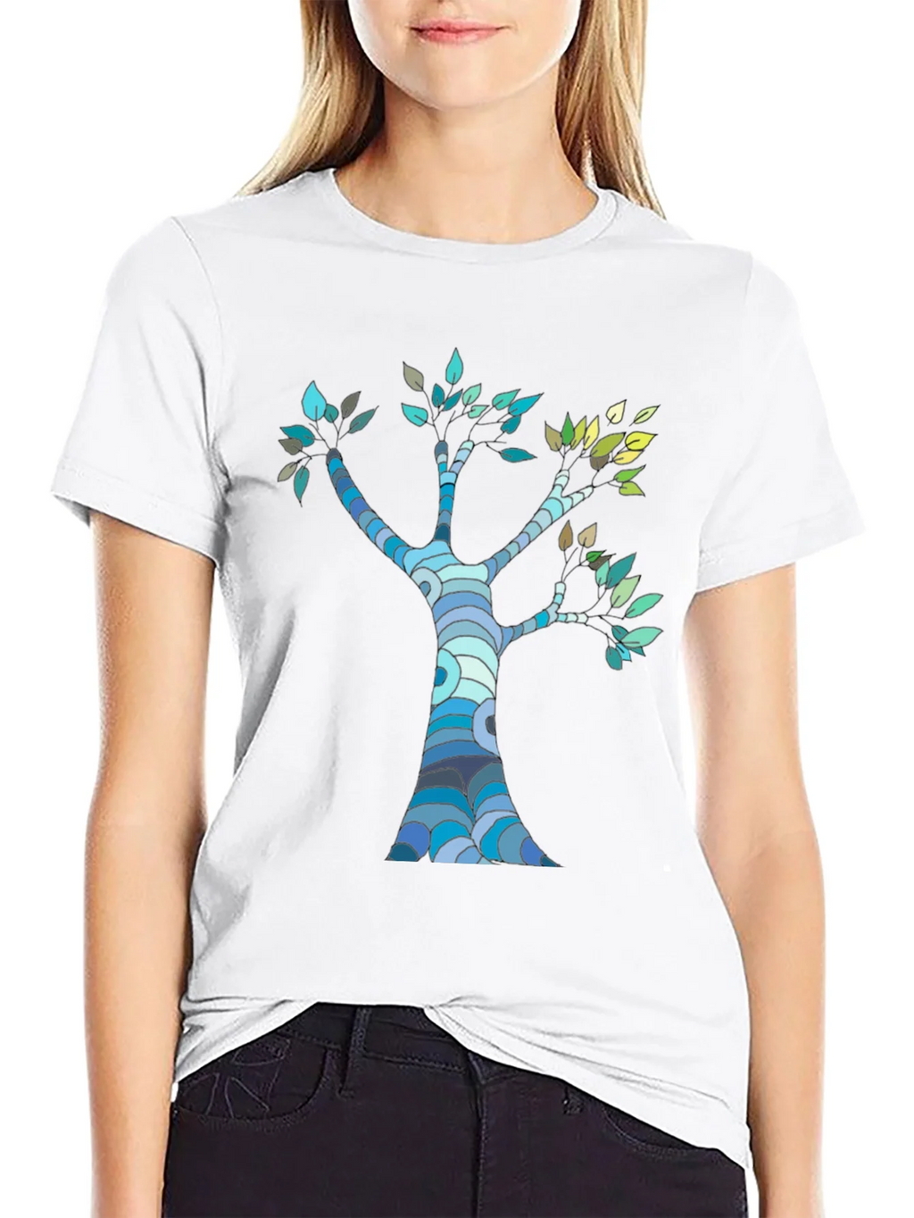 Nature Tree Graphic Print Tee - Stylish Casual Wear product image 3