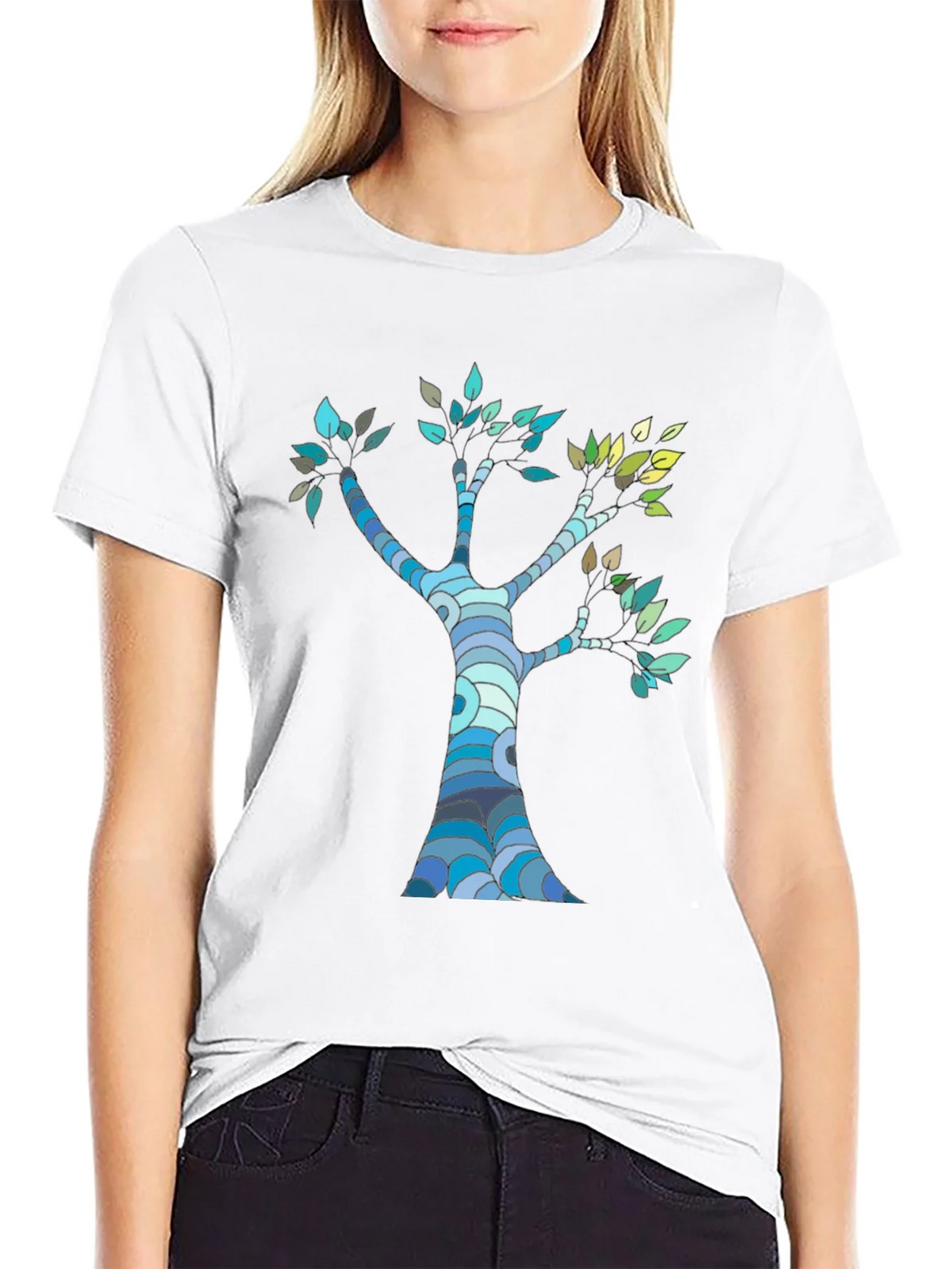 Nature Tree Graphic Print Tee - Stylish Casual Wear product image 3