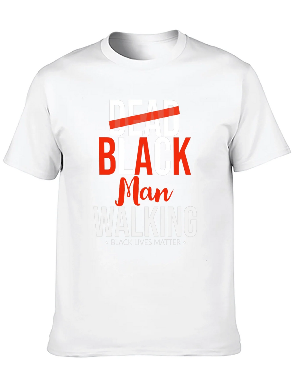 Dead Black Man Walking Graphic Tee - Lives Matter product image 3