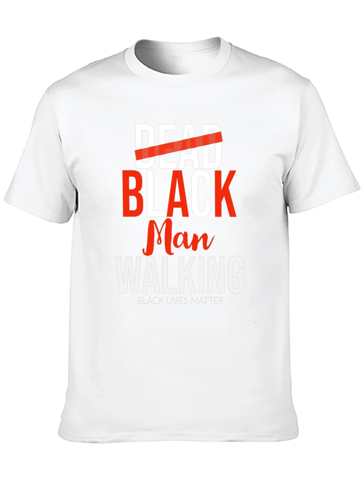 Dead Black Man Walking Graphic Tee - Lives Matter product image 3