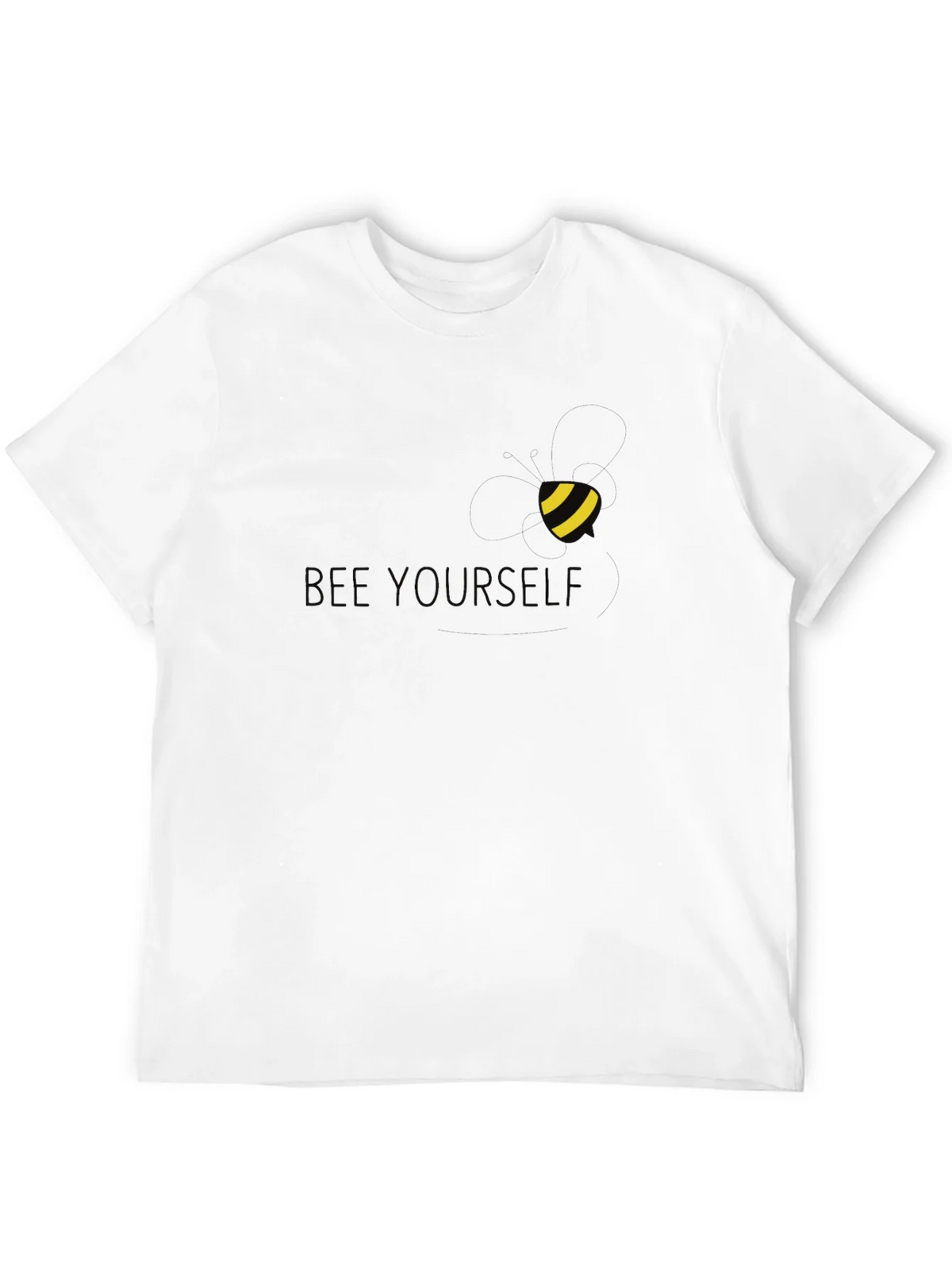 Bee Yourself Black T-Shirt - Stylish Comfortable Fit product image 3