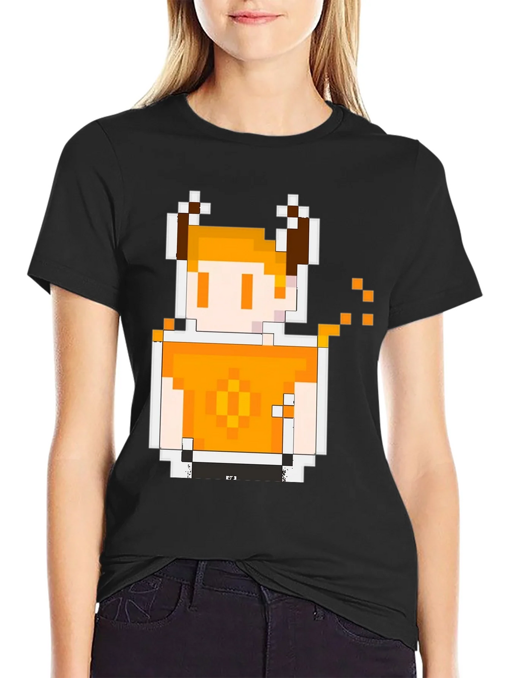 Pixel Art Character T-Shirt - Retro Gaming Style product image 2