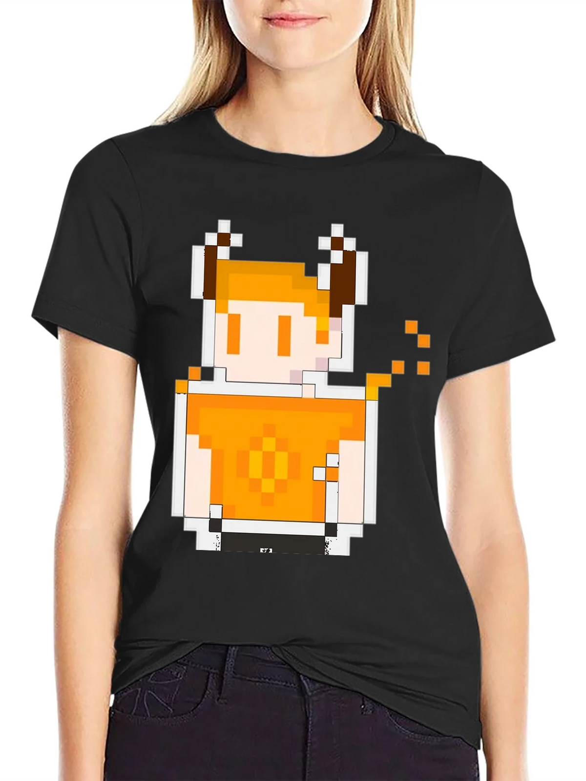 Pixel Art Character T-Shirt - Retro Gaming Style product image 2
