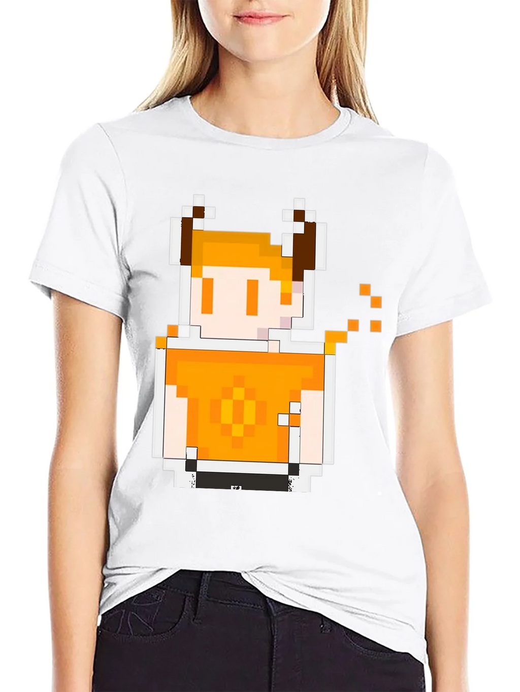 Pixel Art Character T-Shirt - Retro Gaming Style product image 8