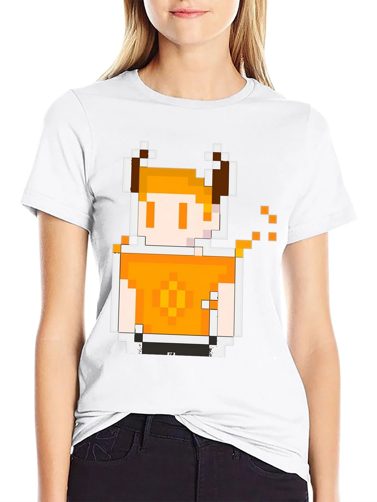 Pixel Art Character T-Shirt - Retro Gaming Style product image 8