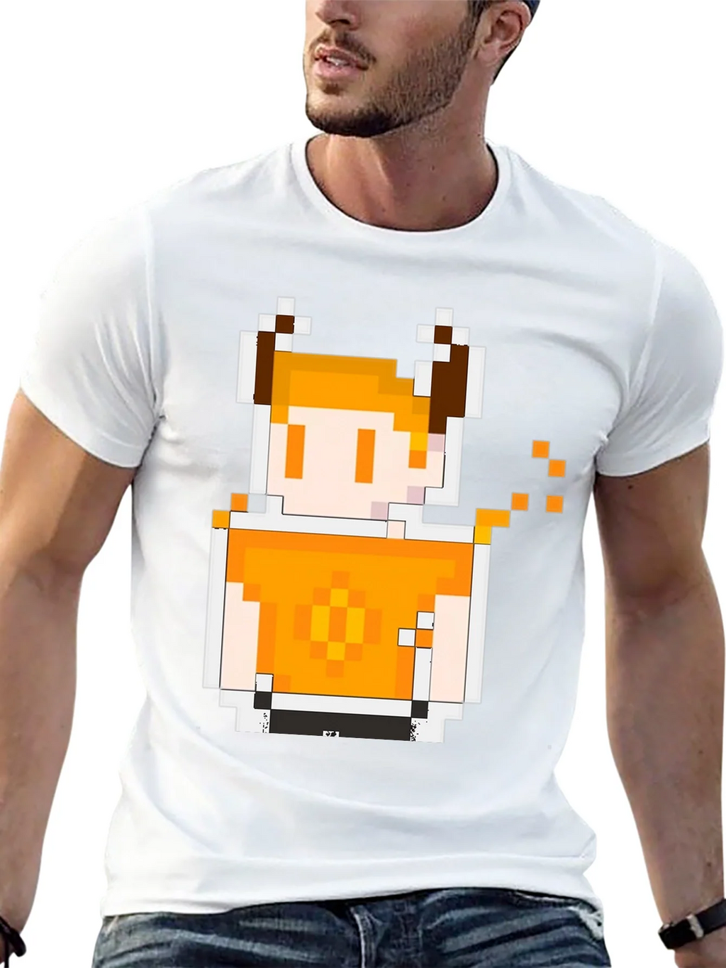 Pixel Art Character T-Shirt - Retro Gaming Style product image 12