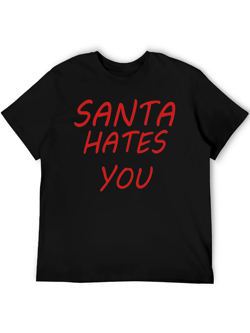 Santa Hates You Graphic T-Shirt product image 5
