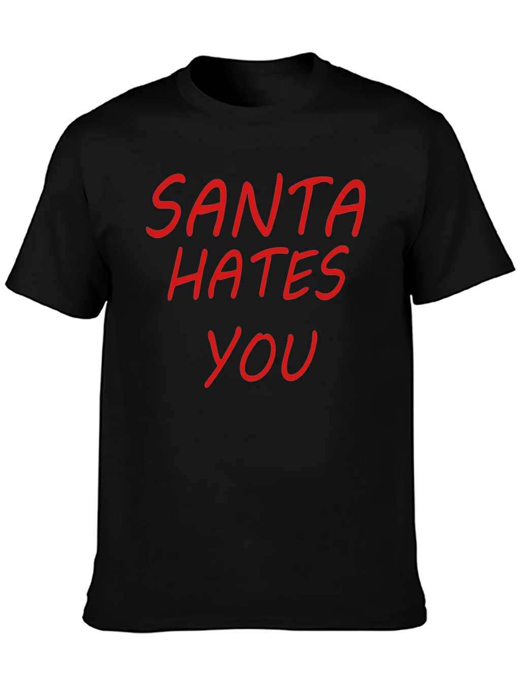 Santa Hates You Graphic T-Shirt product image 3