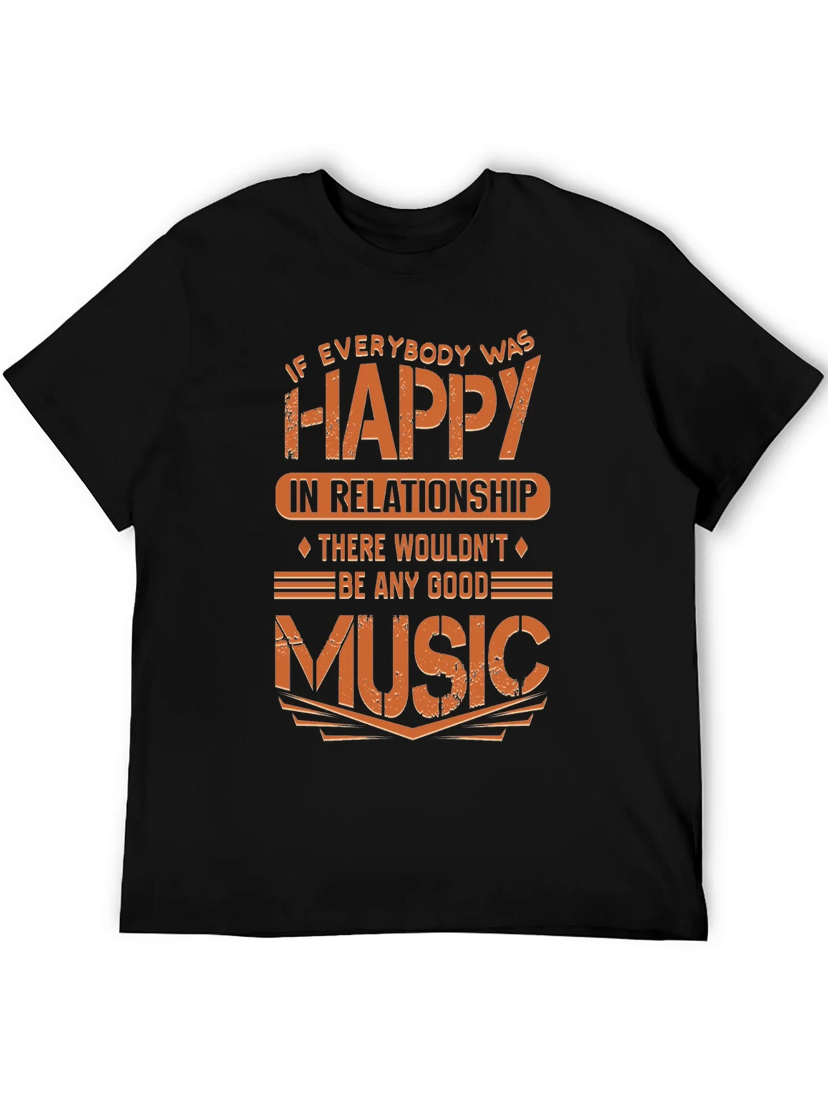 Funny Music Lover T-Shirt - If Everybody Was Happy product image 5