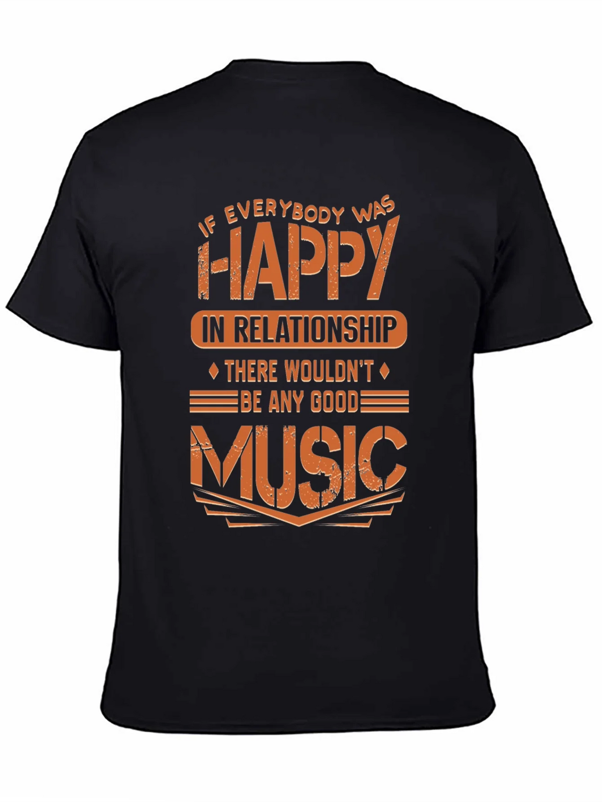 Funny Music Lover T-Shirt - If Everybody Was Happy product image 4