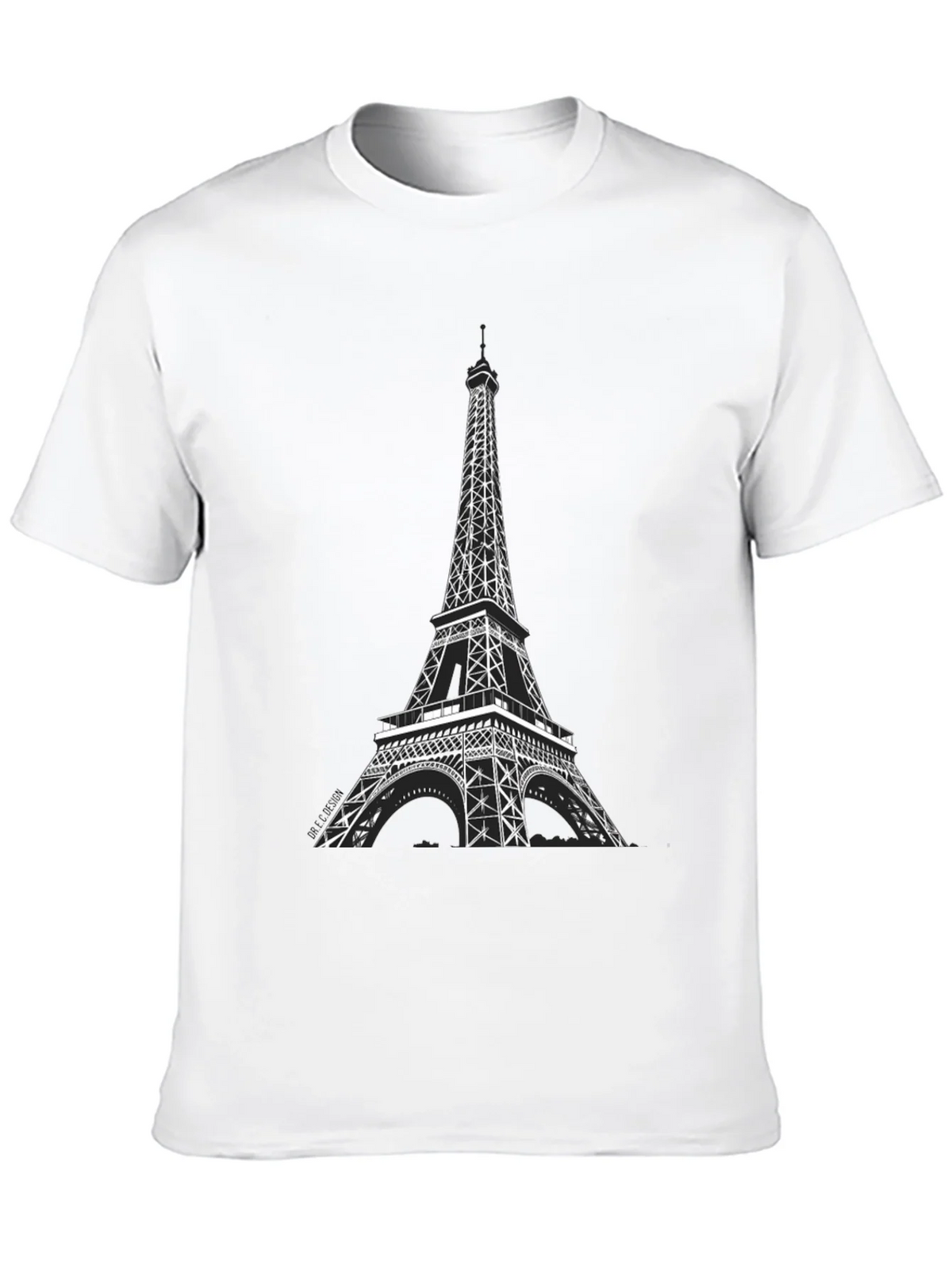 Eiffel Tower Graphic Tee - Black product image 9