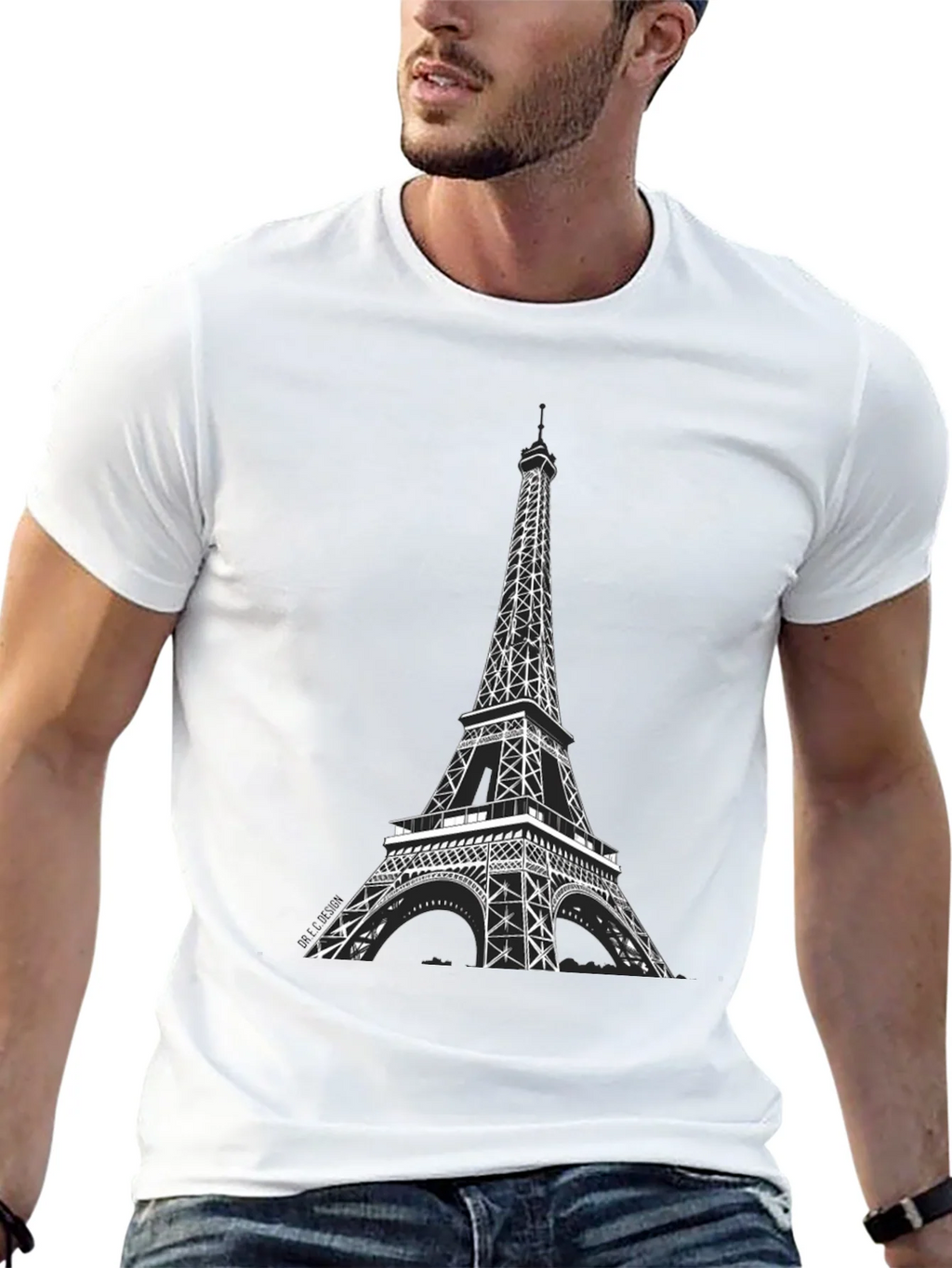 Eiffel Tower Graphic Tee - Black product image 12