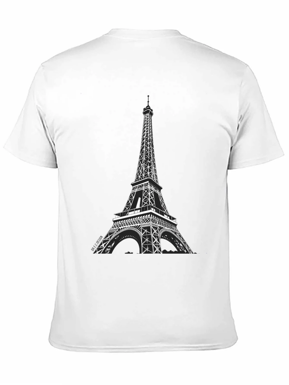 Eiffel Tower Graphic Tee - Black product image 10