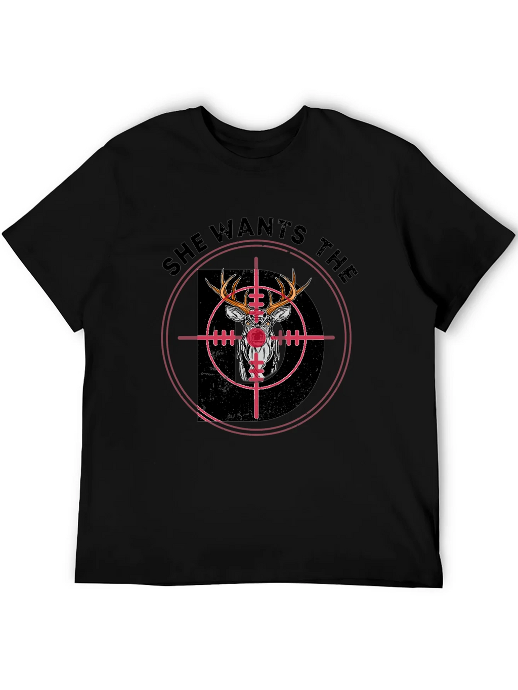She Wants the Buck Deer Hunting T-Shirt product image 5
