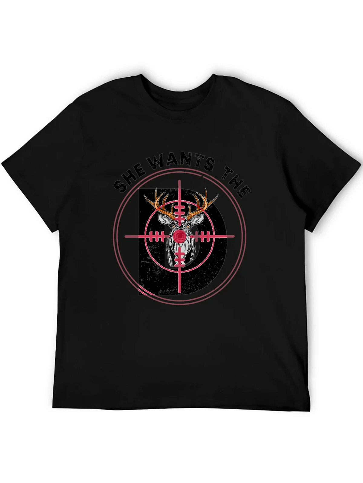 She Wants the Buck Deer Hunting T-Shirt product image 5