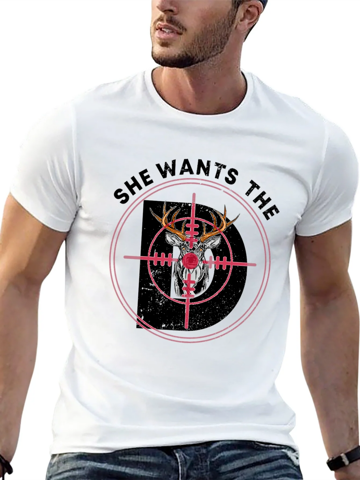 She Wants the Buck Deer Hunting T-Shirt product image 12