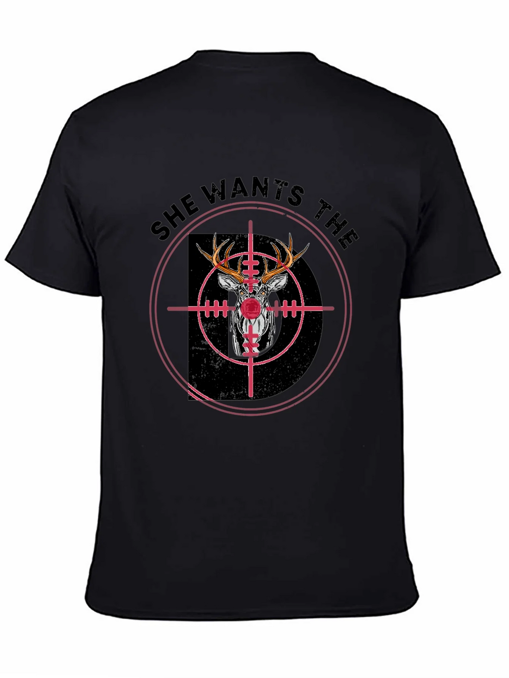 She Wants the Buck Deer Hunting T-Shirt product image 4