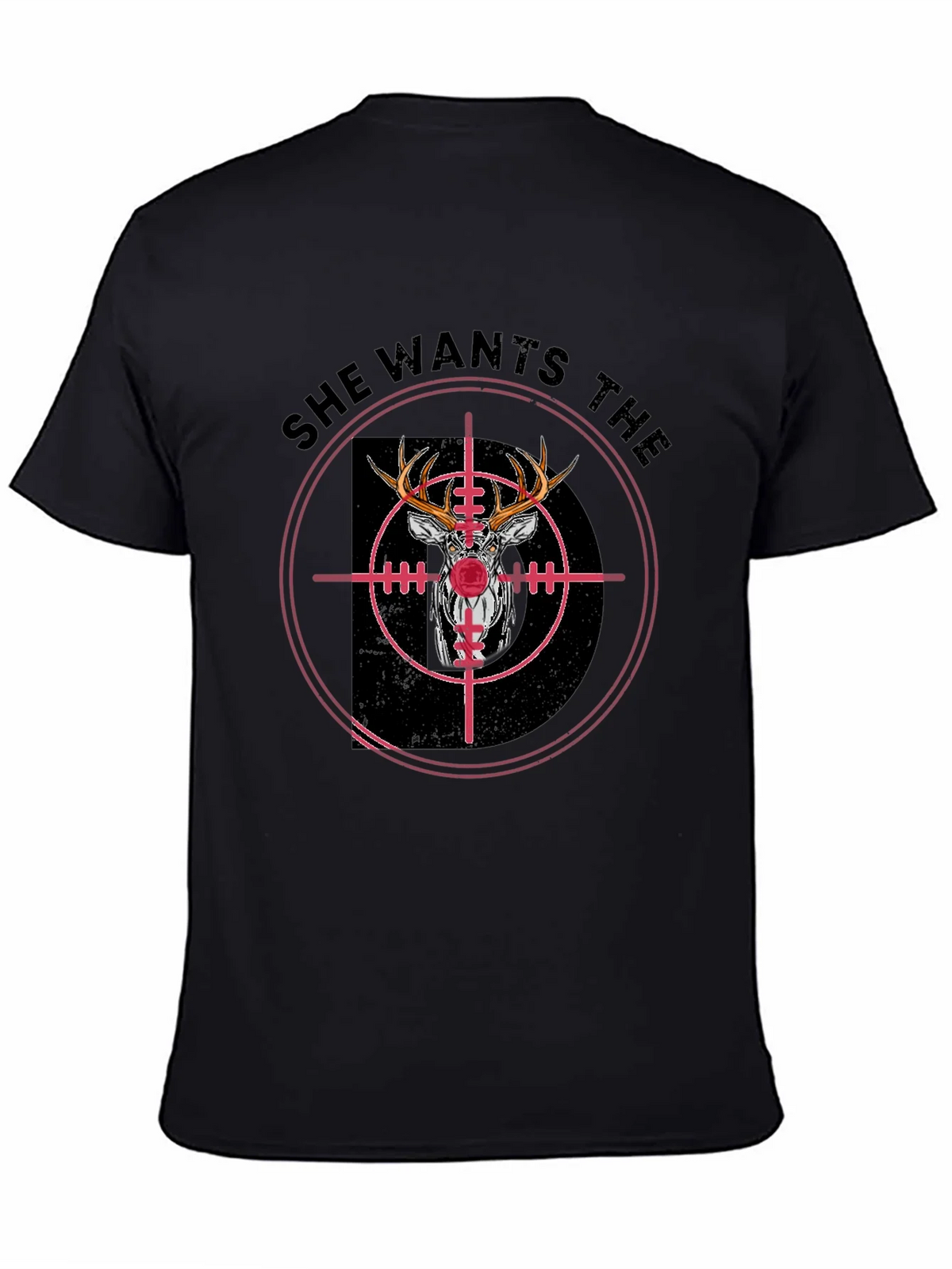 She Wants the Buck Deer Hunting T-Shirt product image 4