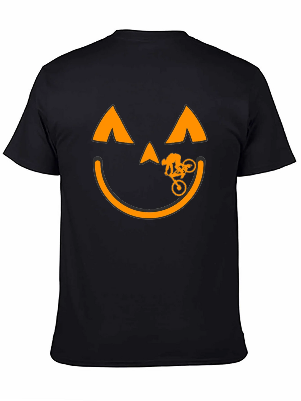 Halloween Pumpkin Biker T-Shirt product image 2