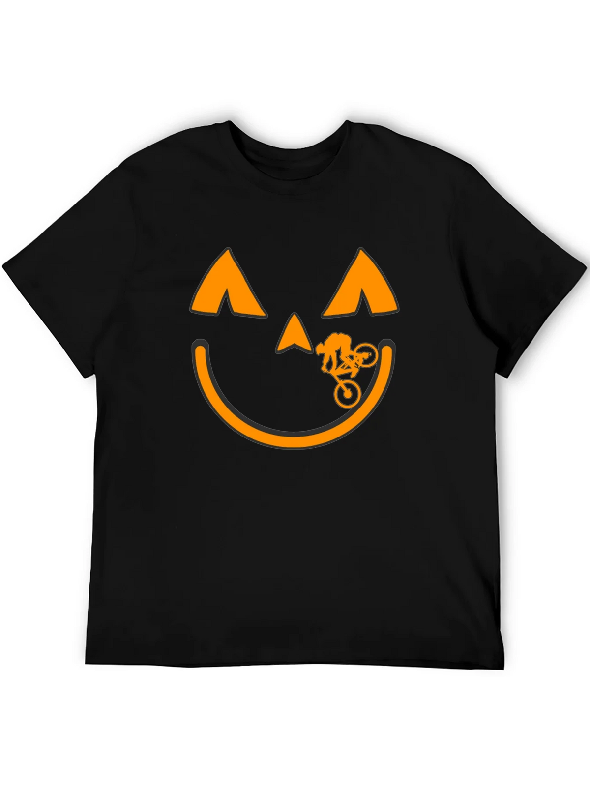 Halloween Pumpkin Biker T-Shirt product image 3