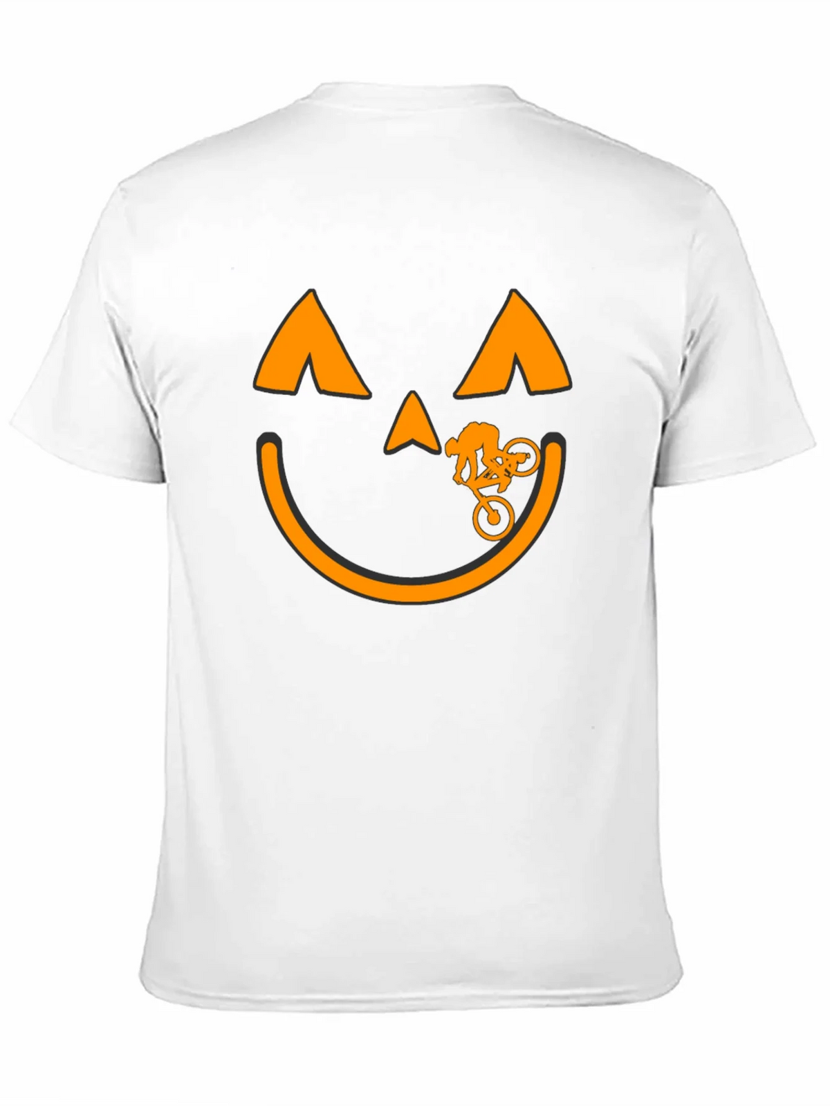 Halloween Pumpkin Biker T-Shirt product image 5