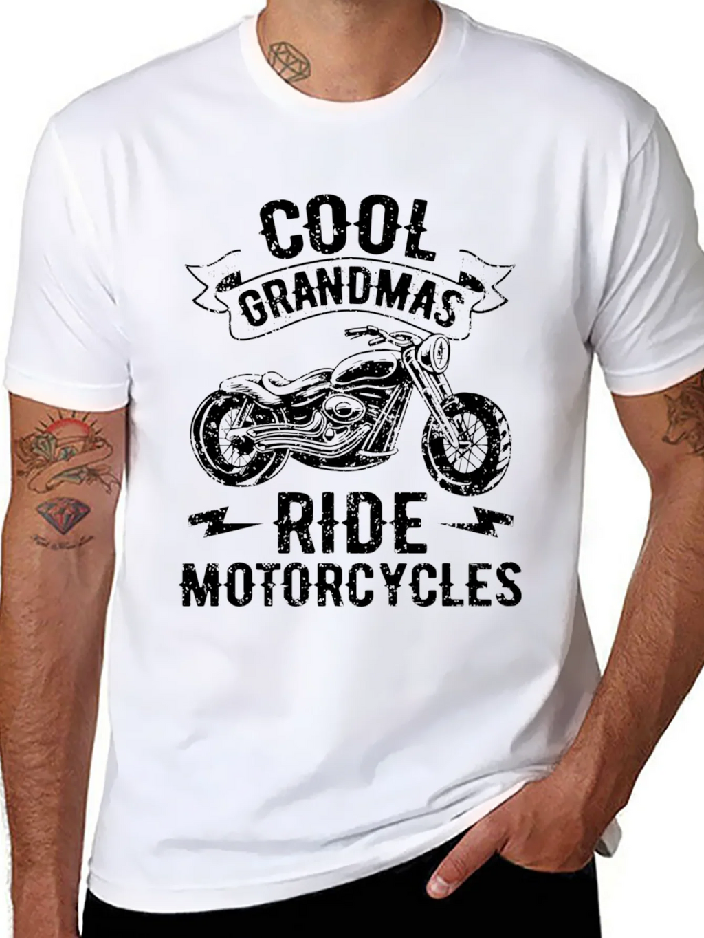 Cool Grandmas Ride Motorcycles T-Shirt product image 7