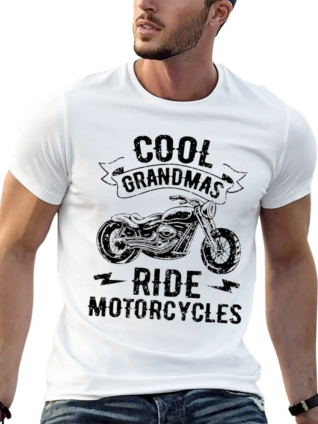 Cool Grandmas Ride Motorcycles T-Shirt product image 12