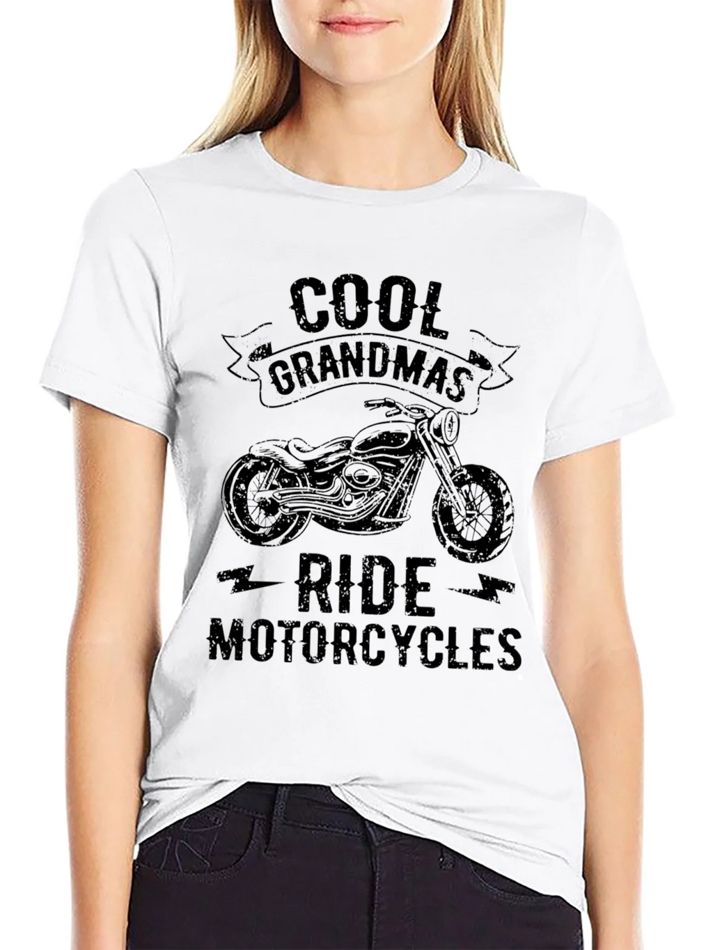 Cool Grandmas Ride Motorcycles T-Shirt product image 8
