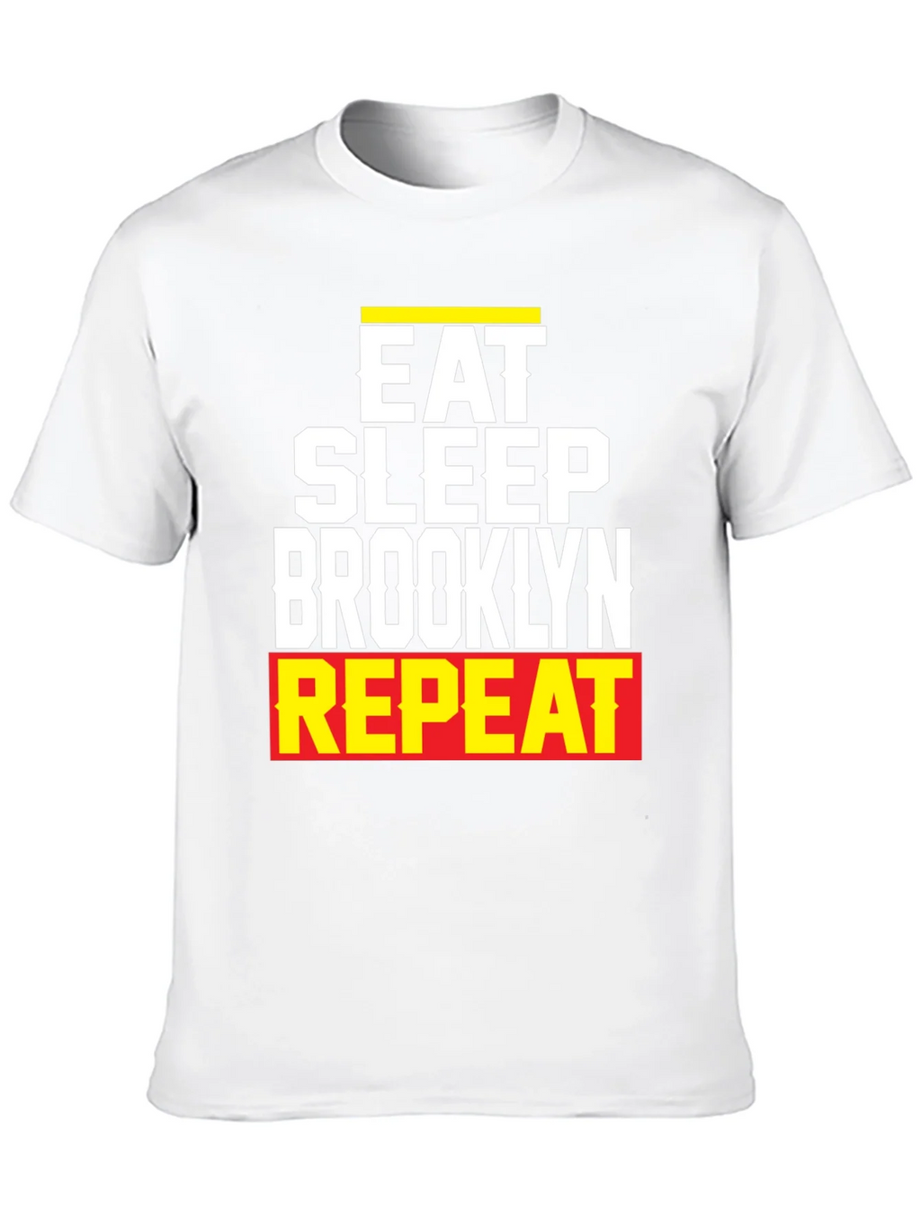 Eat Sleep Brooklyn Repeat Graphic Tee product image 4
