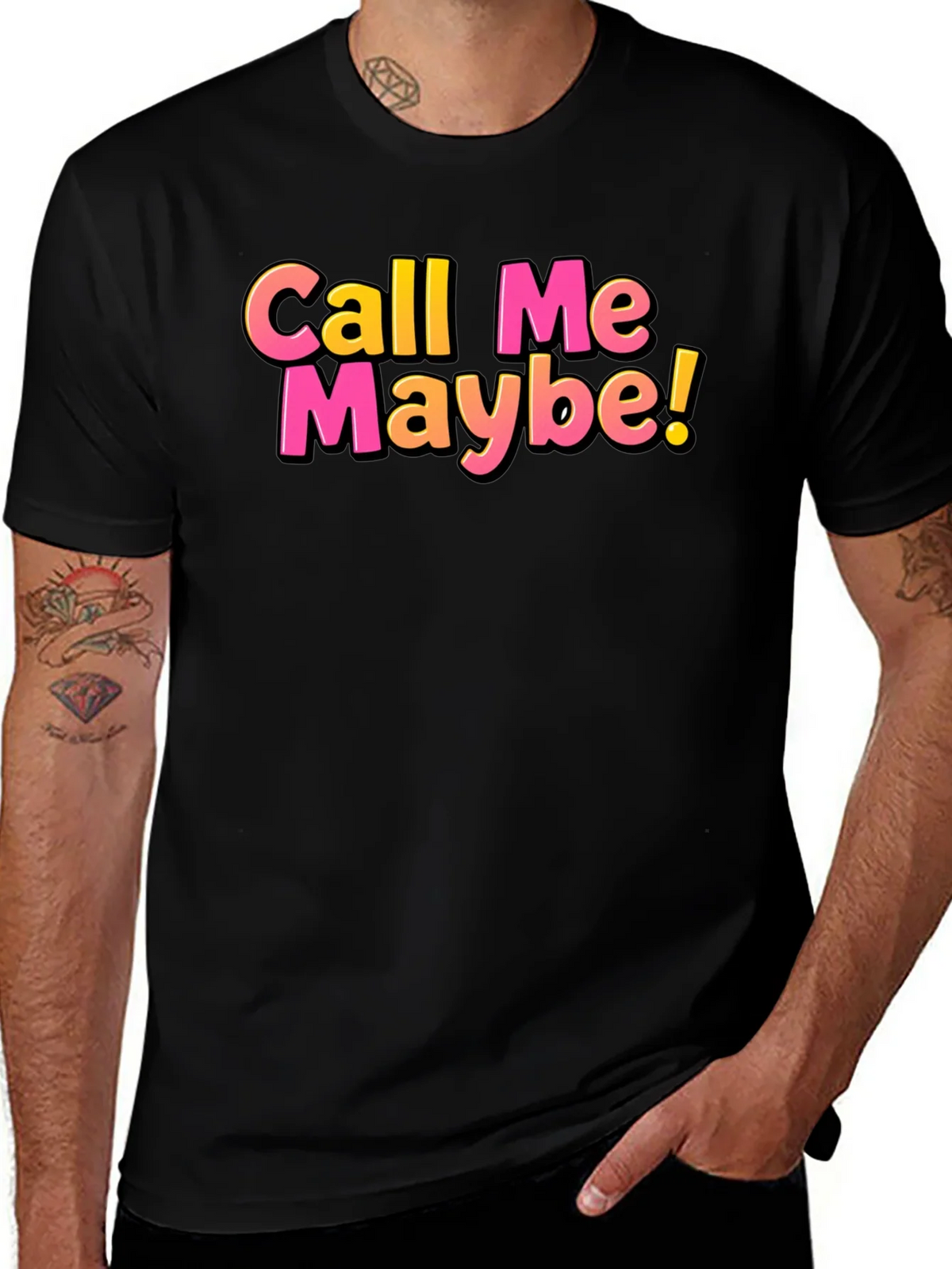 Call Me Maybe Black T-Shirt product image 1