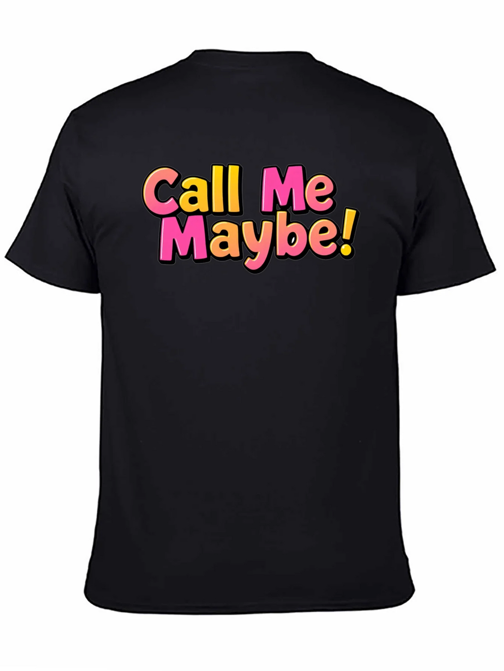 Call Me Maybe Black T-Shirt product image 2