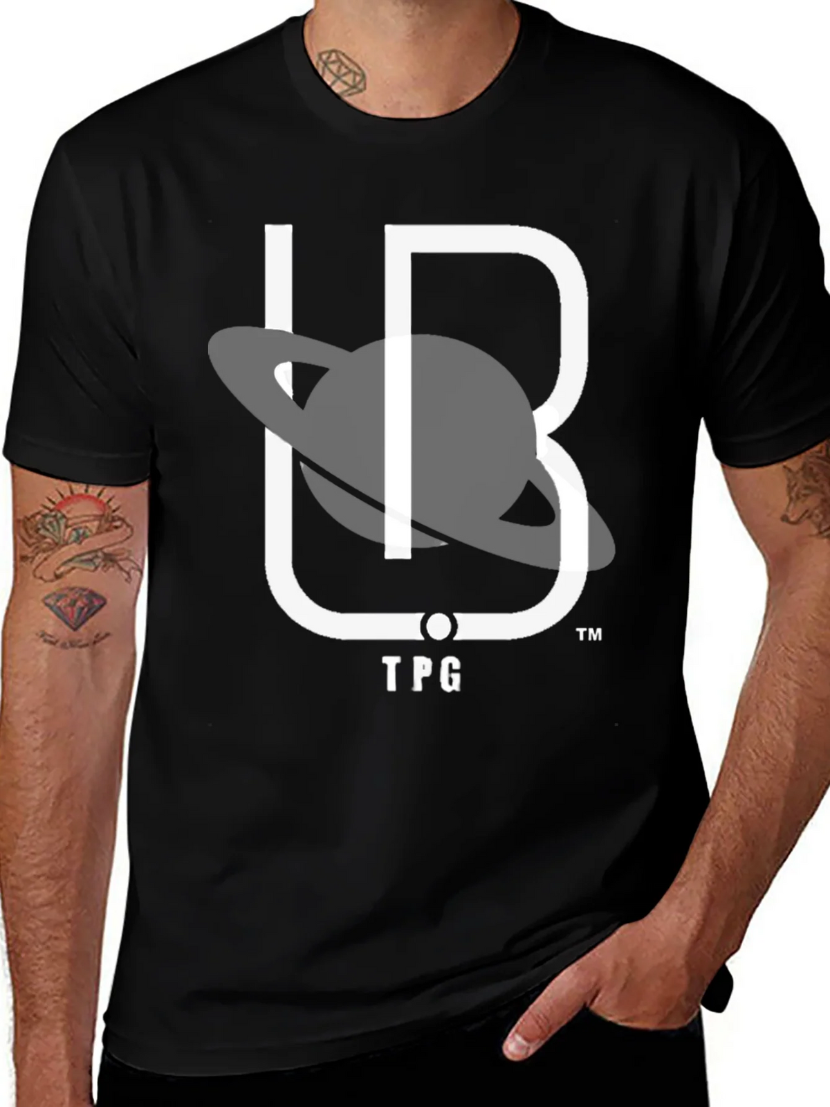 Space Logo Black T-Shirt product image 1
