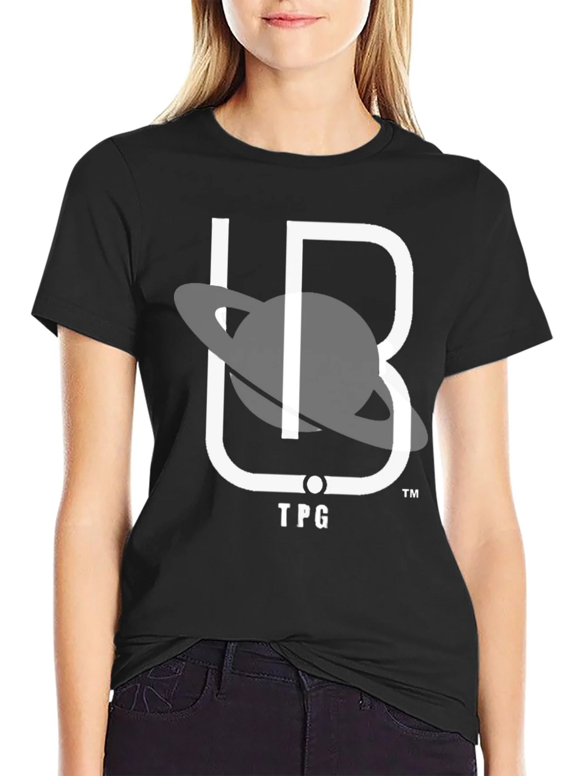 Space Logo Black T-Shirt product image 2